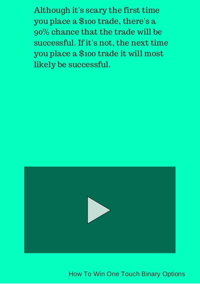 One Touch Binary Options one touch binary option