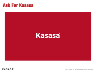 © 2017 Kasasa, Ltd. All rights reserved. Not for distribution.
Ask For Kasasa
 