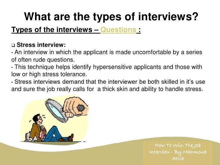 How To Win The Job Interview By Mahmoud Attia