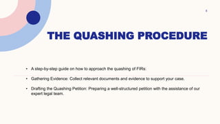 Financial Quashing How to Win the Quashing of Fir.pptx