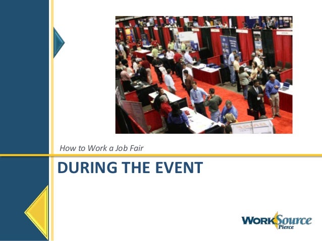 how to work a job fair how do job fairs work