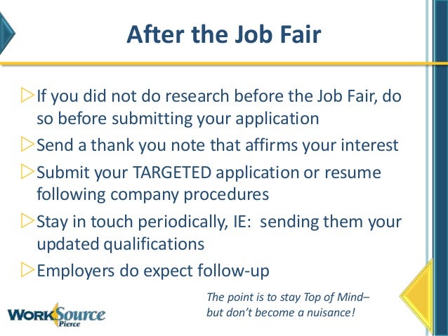 job fair what to do under fontanacountryinn com thank you letter career fair