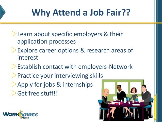 how to work a job fair