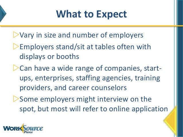 how to work a job fair