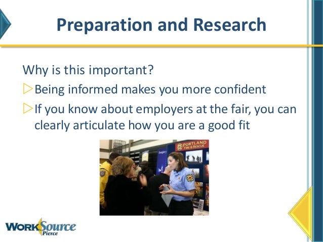 how to work a job fair