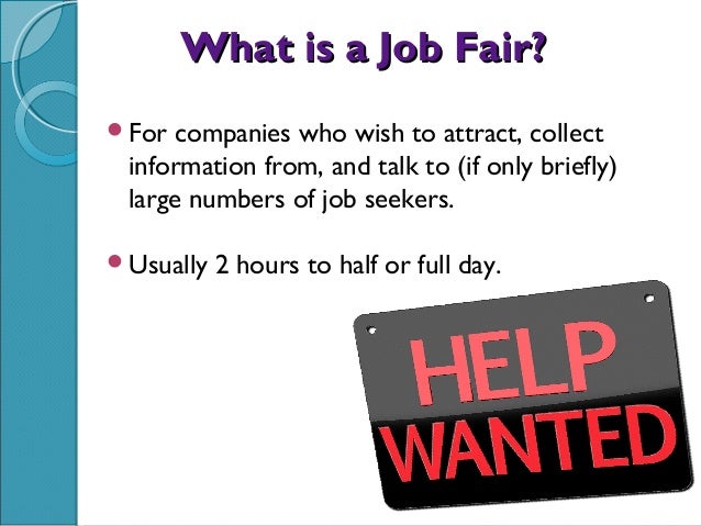 how job fairs work