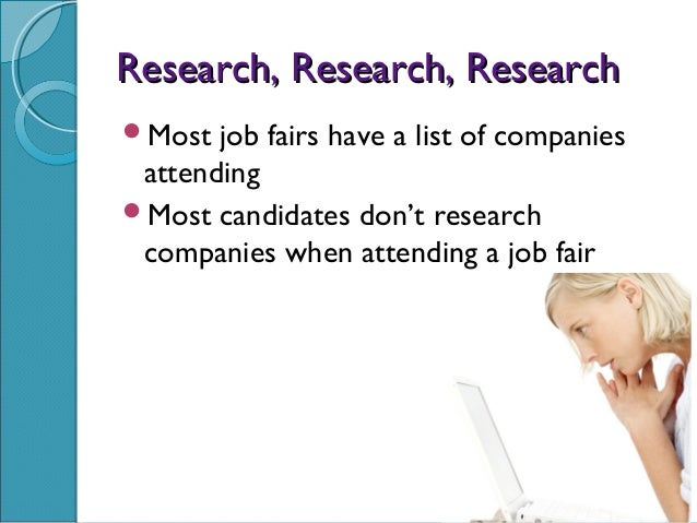 how to work a job fair