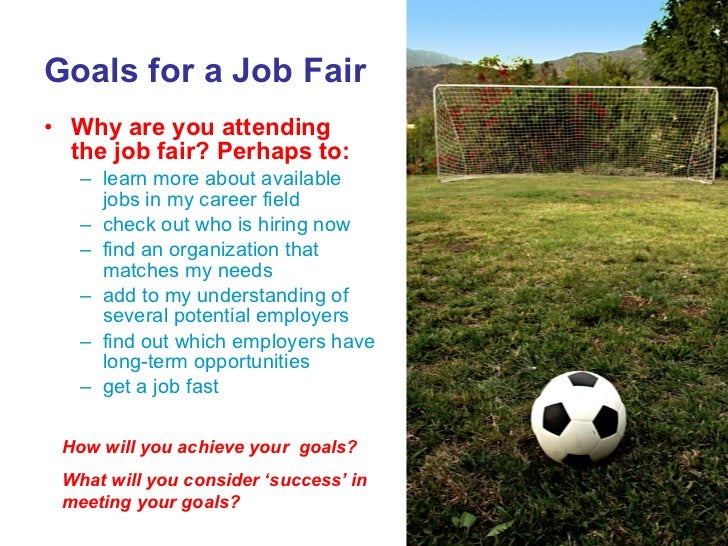 how to work a job fair