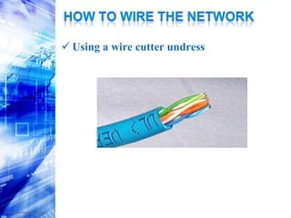 Order color Order of colors depending on the basic standardsHow to wire the networkOrder of colors inside the RJ