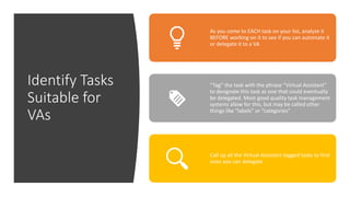 How to Work with a Virtual Assistant | PPTX