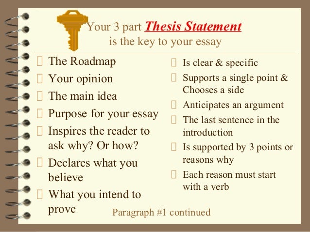 5 part thesis picture