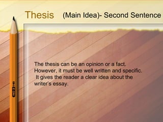 How to write a 5 paragraph essay | PPT