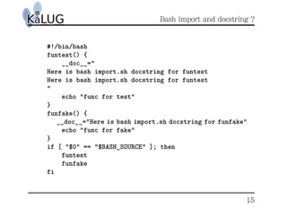 Coscup12 How To Write A Bash Script Like The Python Coscup12 How To Write A Bash Script Like The Python