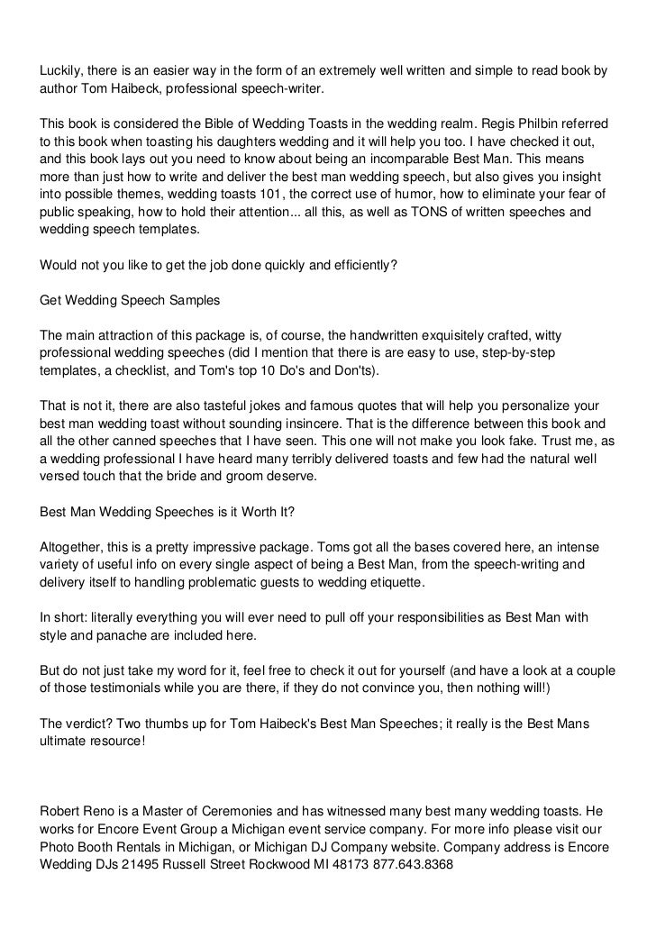 Help me write my grooms speech Help me write my grooms speech