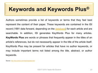 How to write a bibliometric paper | PDF