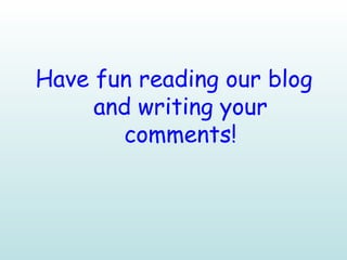 Blog Comment Example School How to write a brilliant blog comment! | PPT