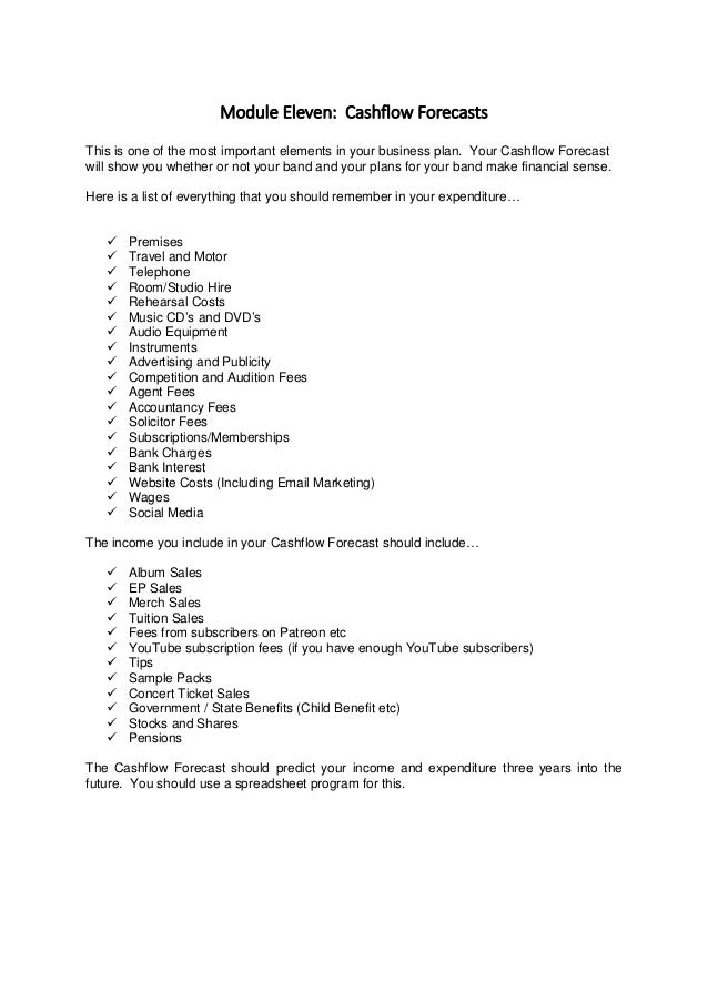 music studio business plan