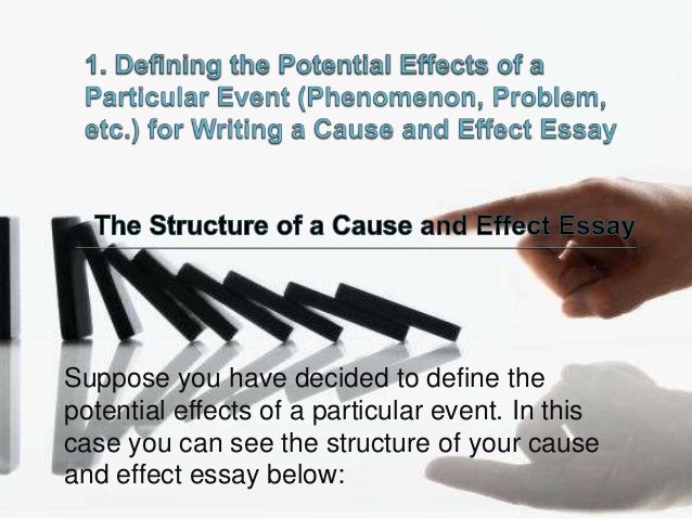 How to write a cause essay