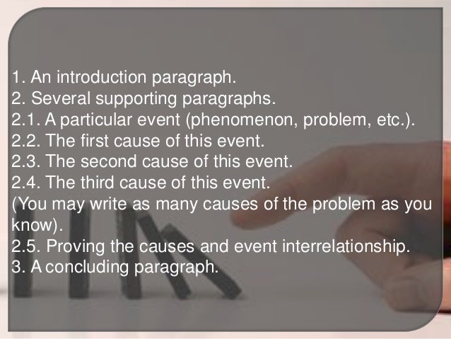 How do you write a cause and effect essay