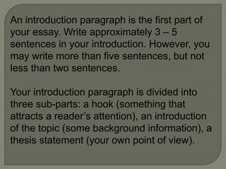college introduction paragraph