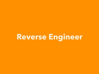Reverse Engineer
 