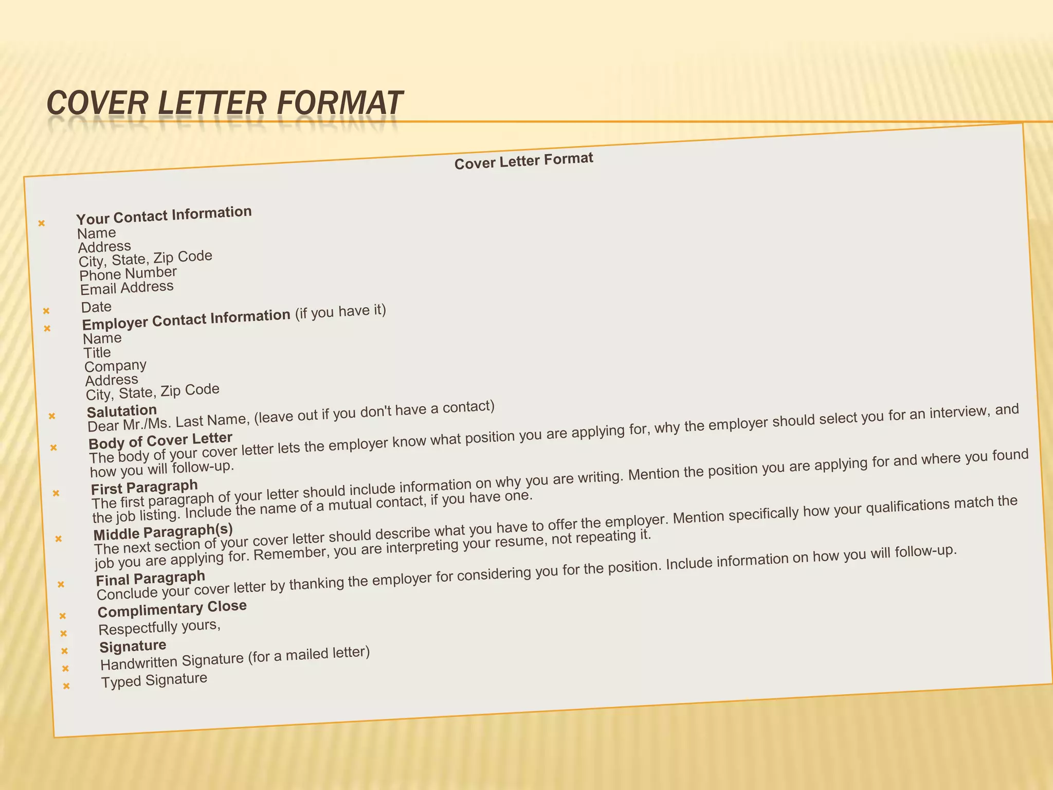 You should start from your experience and show that how you have developed those qualifications by doing what you have been doing/learning. 