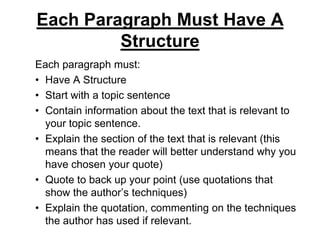 How to write a critical essay higher | PPTX