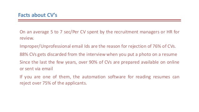 how to write an email with resume
