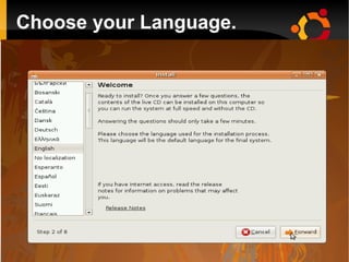 Choose your Language.
 