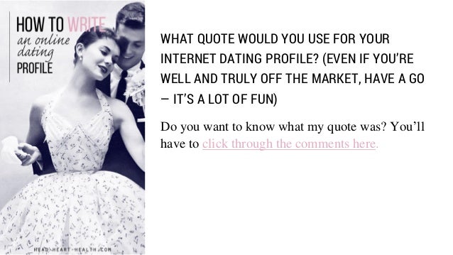 ideas for a dating profile headline Home » dating tips » tips to attention grabber profile headline tips to attention grabber profile headline posted by nei posted on 10:44 am with 10 comments. ideas for a dating profile headline Home » dating tips » tips to attention grabber profile headline tips to attention grabber profile headline posted by nei posted on 10:44 am with 10 comments.
