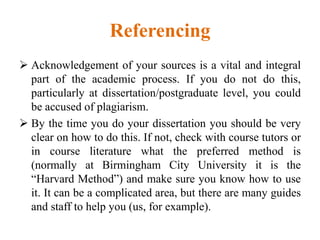 How to write a dissertation | PPTX