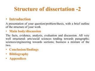 How to write a dissertation | PPTX