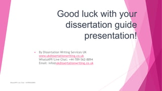 How To Write a Dissertation - A Complete.pptx