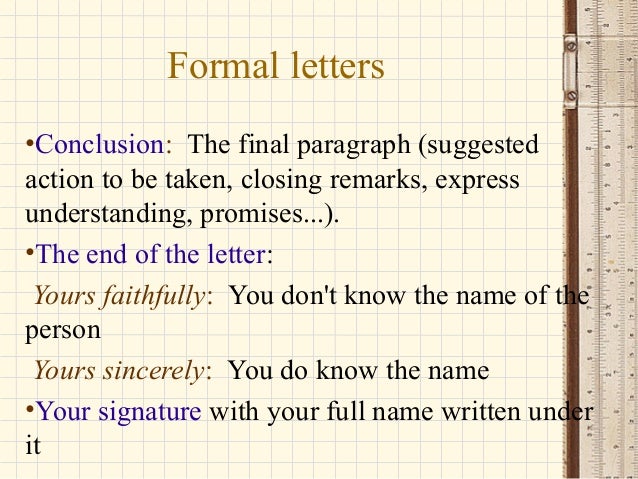 How to write a professonal letter