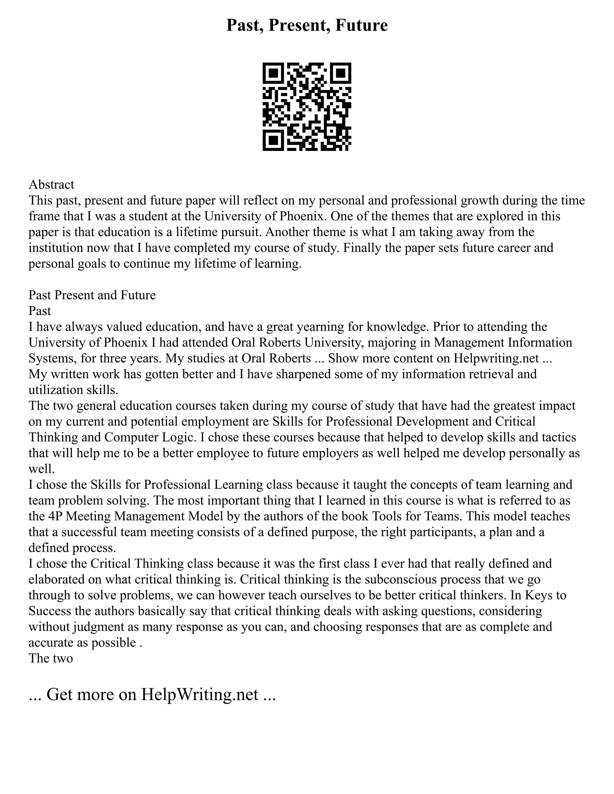 How To Write A Formal Prospectus For Paper - A | PDF