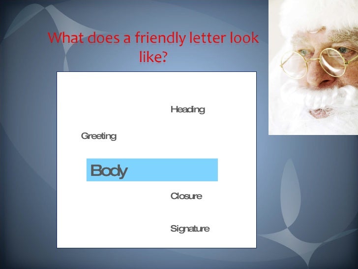How To Write A Friendly Letter
