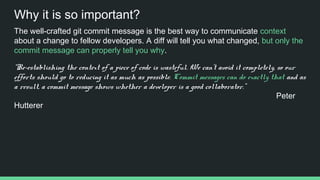 How to write a git commit message | ODP