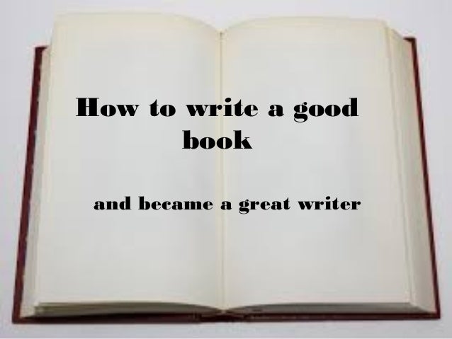 How to write a unique book