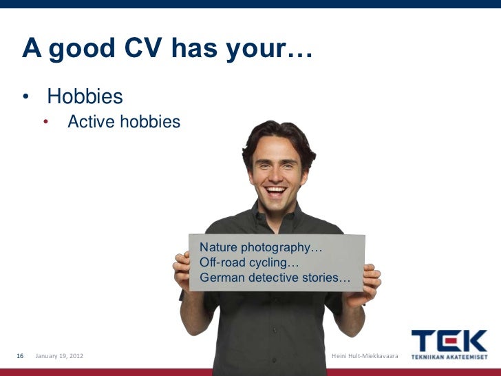Example CVs and cover letters: The career changer