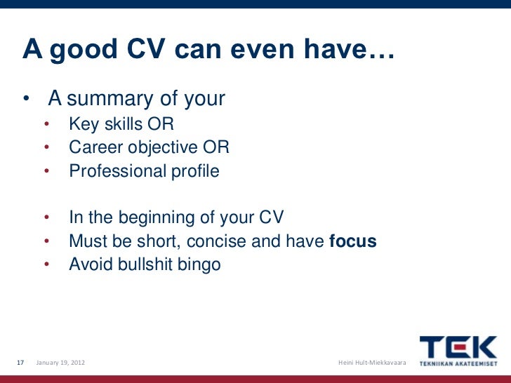 how to write a good cv and covering letter