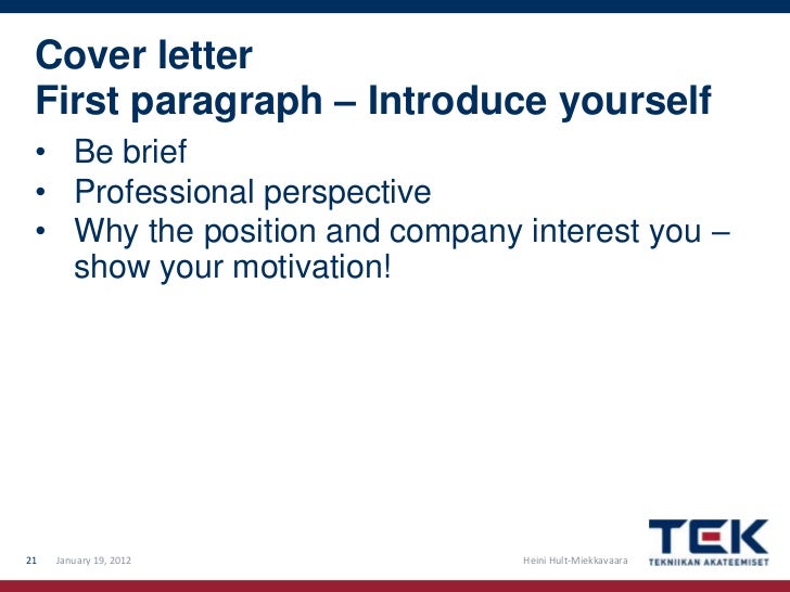 how to write a good cv and covering letters