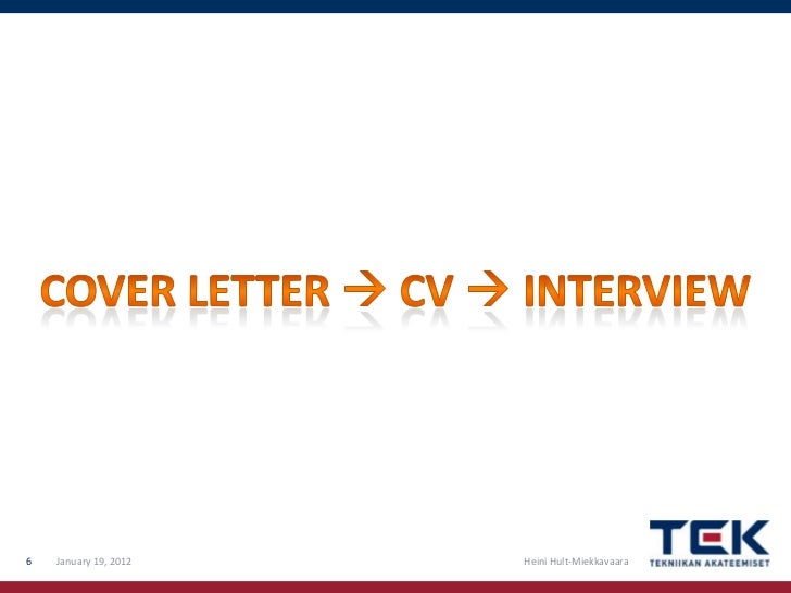how to write a good cv and covering letters