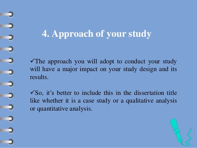 Perfect Dissertation Title – Create A Great First Impression With It