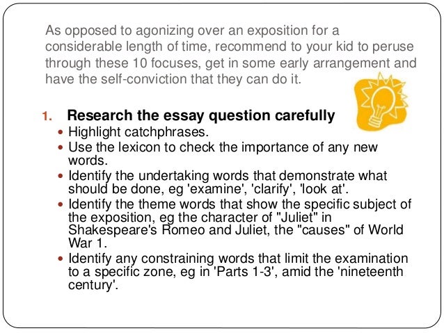 how to write a good essay on the spot