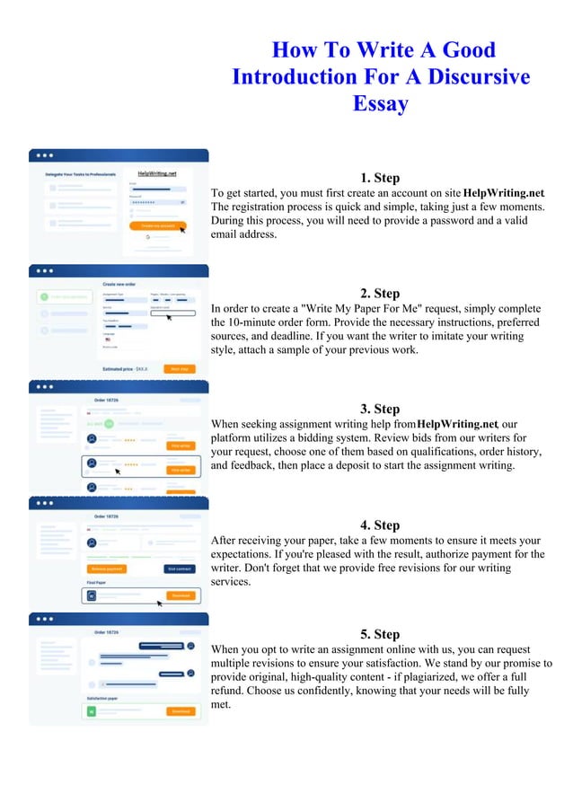 How To Write A Good Introduction For A Discursive Essay | PDF