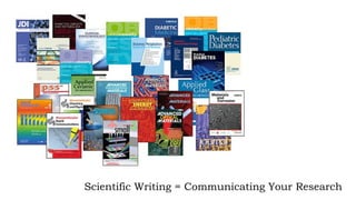 Scientific Writing = Communicating Your Research
 