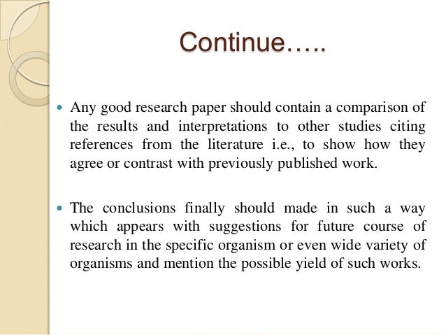 how to write a good research paper quickly