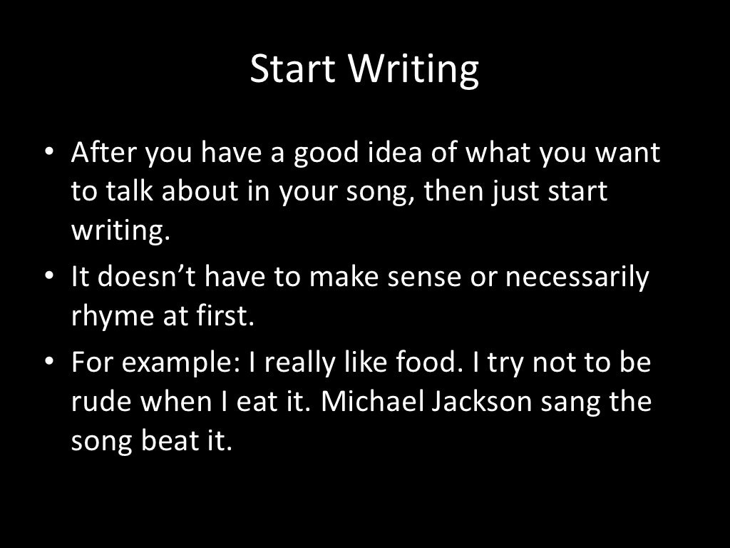 How To Write A Hip Hop Hook