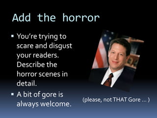 How to write a horror story | PPSX