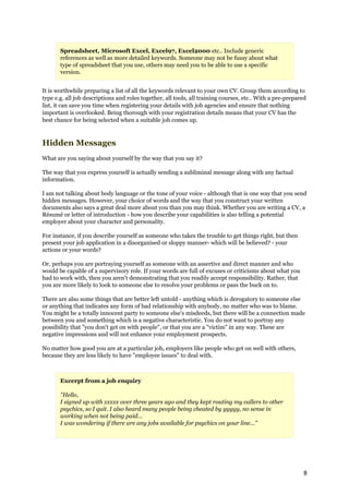 How to write a killer CV Resume - How To Write A Killer CV Resume 8 320 